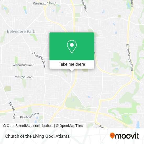 Mapa de Church of the Living God