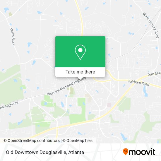 Mapa de Old Downtown Douglasville