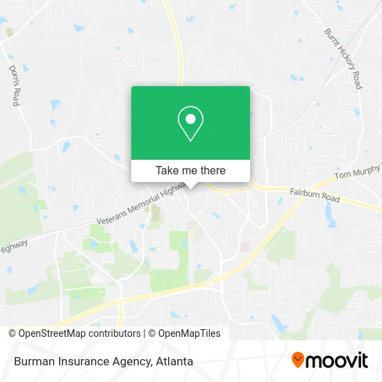 Burman Insurance Agency map