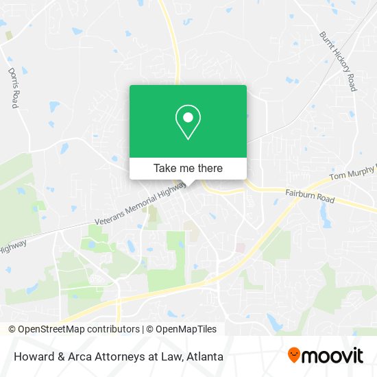 Mapa de Howard & Arca Attorneys at Law