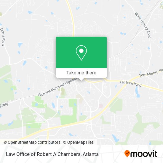 Mapa de Law Office of Robert A Chambers
