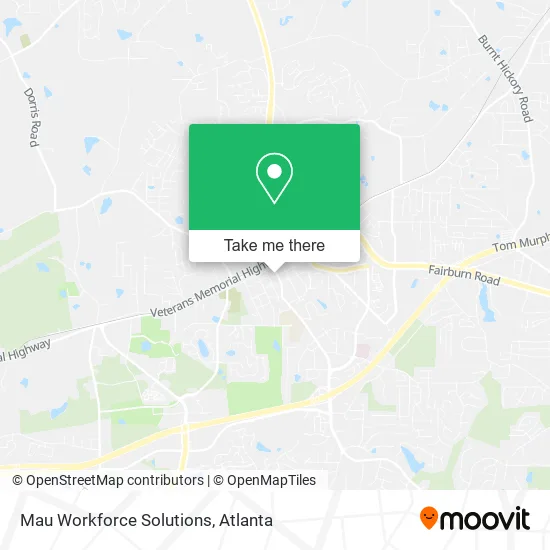Mau Workforce Solutions map