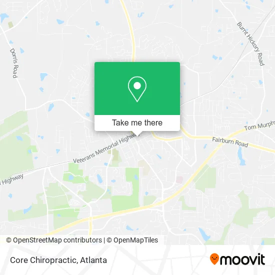 Core Chiropractic map