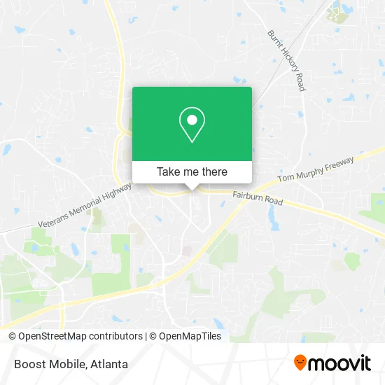 Boost Mobile map