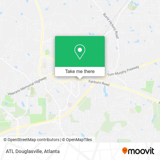 Mapa de ATL Douglasville