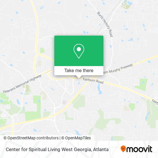 Mapa de Center for Spiritual Living West Georgia