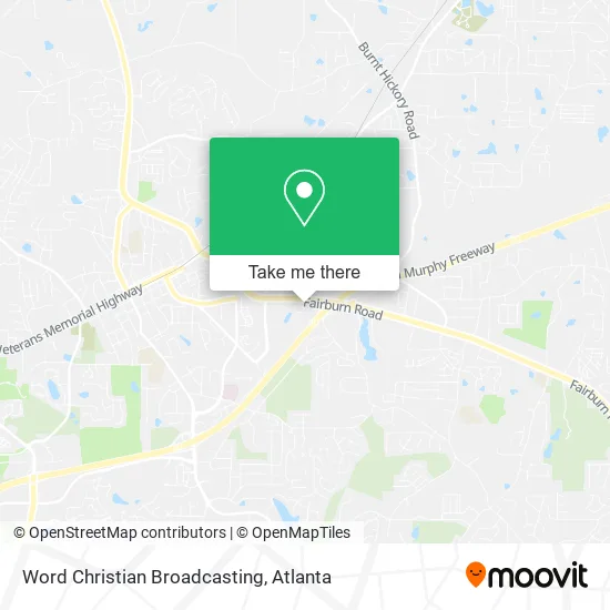 Word Christian Broadcasting map