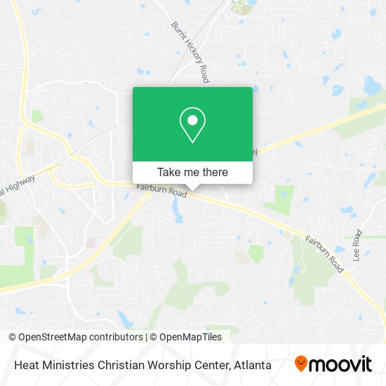 Heat Ministries Christian Worship Center map