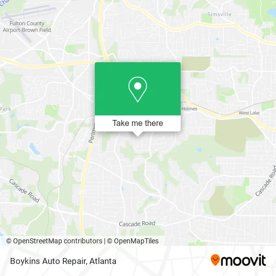 Boykins Auto Repair map