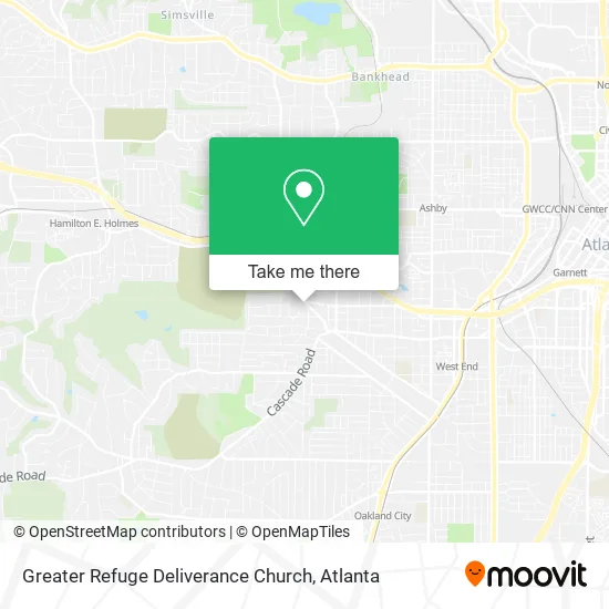Mapa de Greater Refuge Deliverance Church