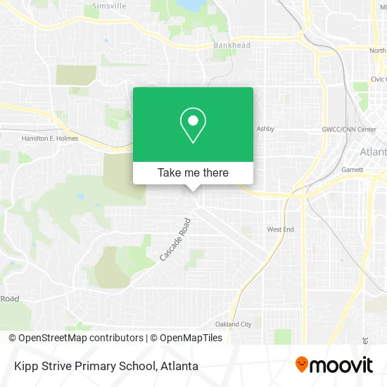 Mapa de Kipp Strive Primary School