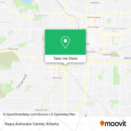 Mapa de Napa Autocare Center