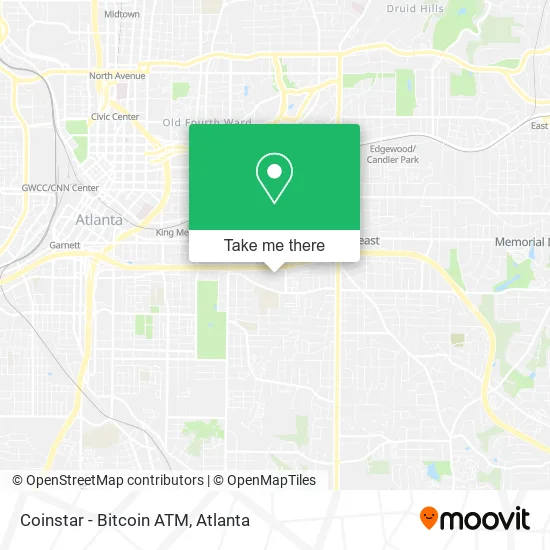 Coinstar - Bitcoin ATM map