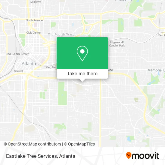 Eastlake Tree Services map