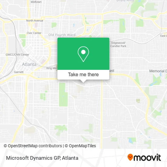 Mapa de Microsoft Dynamics GP