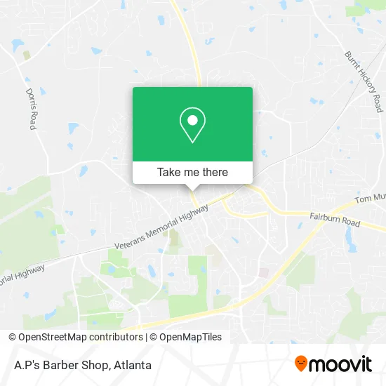 A.P's Barber Shop map