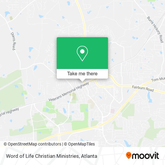 Mapa de Word of Life Christian Ministries