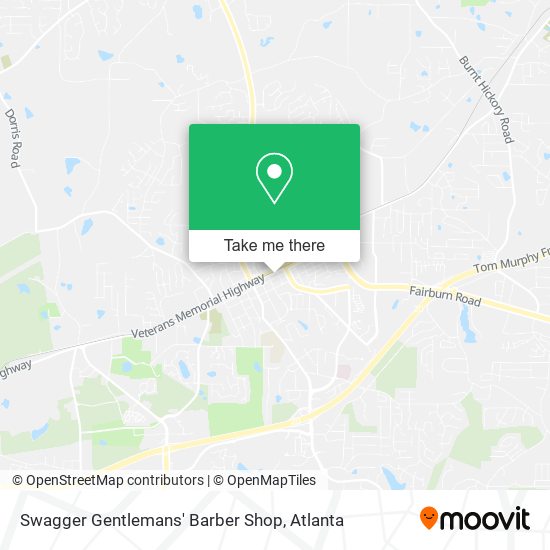 Mapa de Swagger Gentlemans' Barber Shop