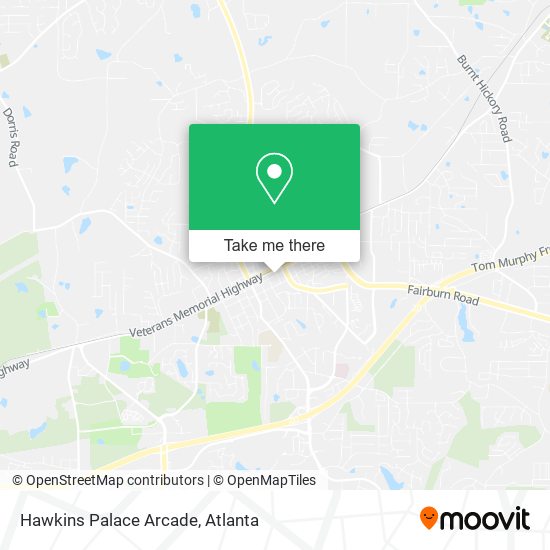 Hawkins Palace Arcade map