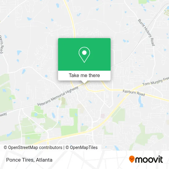 Ponce Tires map