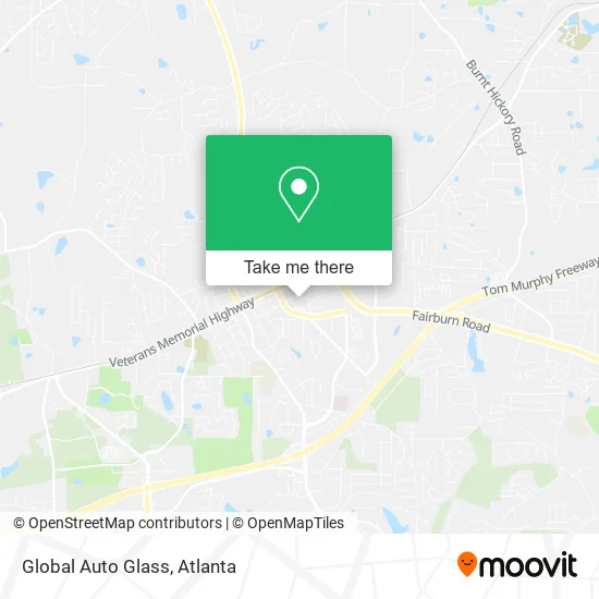 Global Auto Glass map