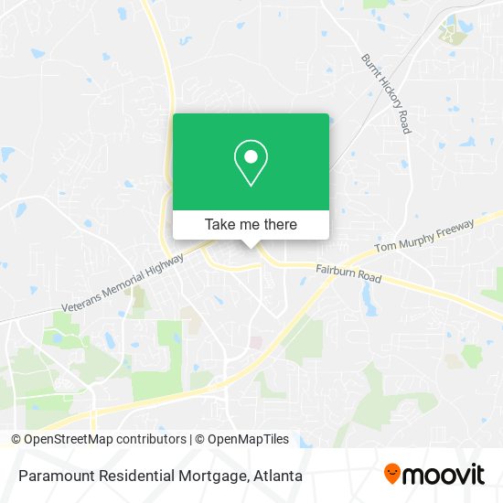 Paramount Residential Mortgage map