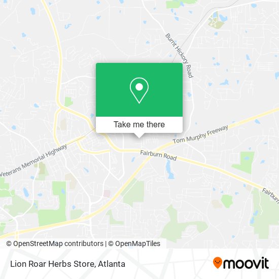 Lion Roar Herbs Store map