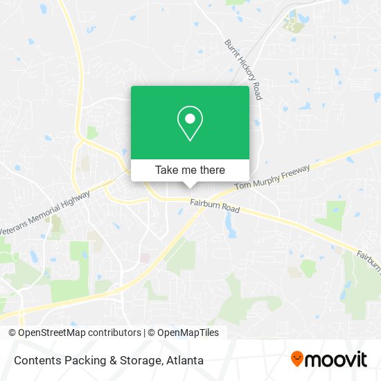 Contents Packing & Storage map