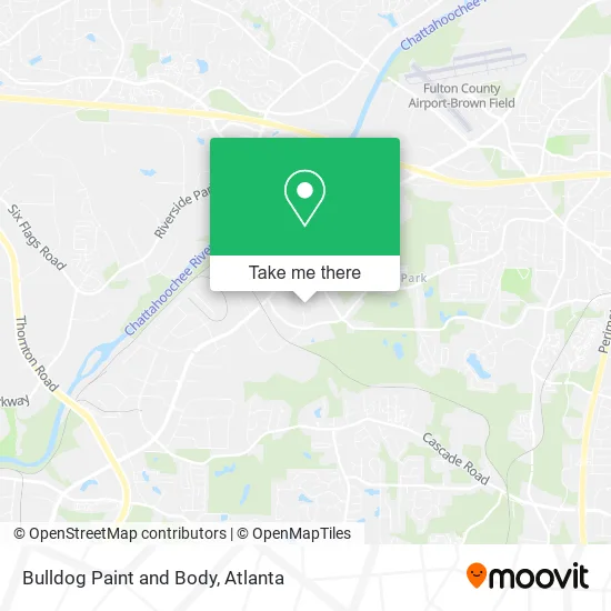 Bulldog Paint and Body map