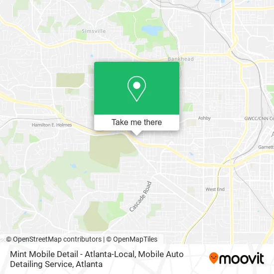 Mint Mobile Detail - Atlanta-Local, Mobile Auto Detailing Service map