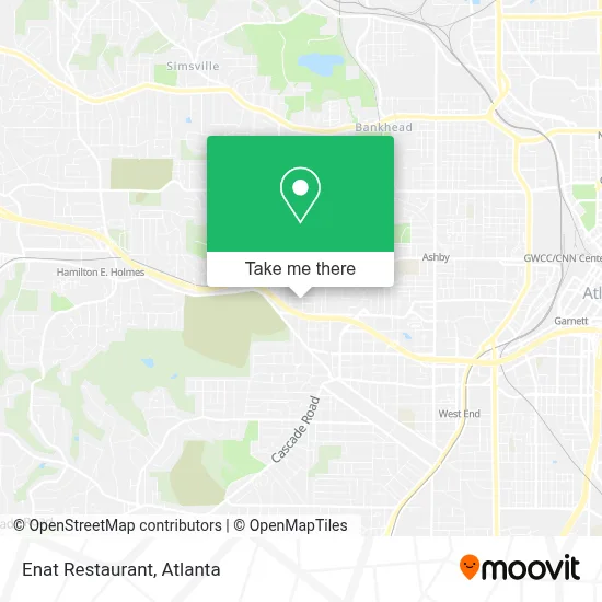 Enat Restaurant map