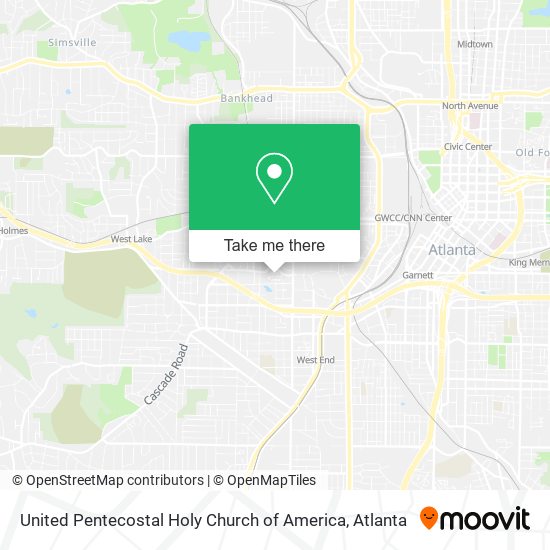 Mapa de United Pentecostal Holy Church of America