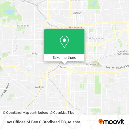 Law Offices of Ben C Brodhead PC map