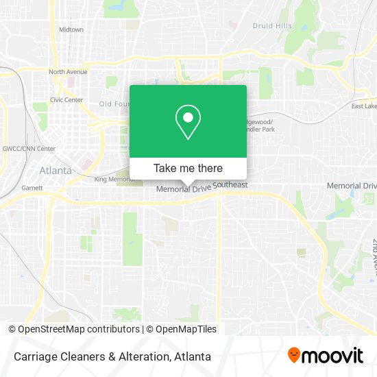 Mapa de Carriage Cleaners & Alteration