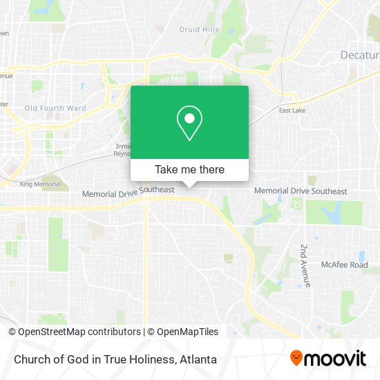 Mapa de Church of God in True Holiness