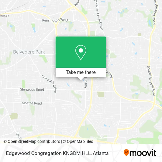 Edgewood Congregation KNGDM HLL map