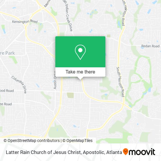 Mapa de Latter Rain Church of Jesus Christ, Apostolic