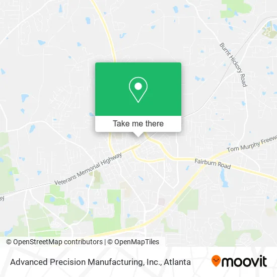 Advanced Precision Manufacturing, Inc. map