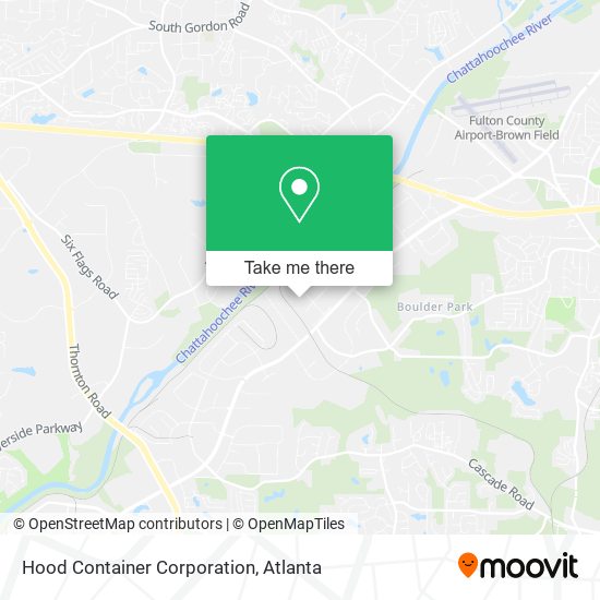 Hood Container Corporation map