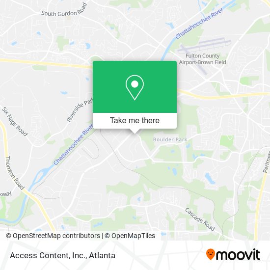 Mapa de Access Content, Inc.