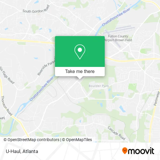 U-Haul map