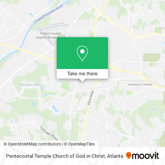 Mapa de Pentecostal Temple Church of God in Christ