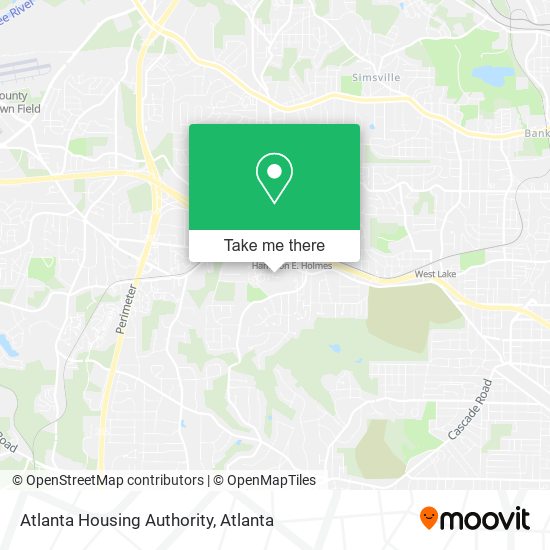 Mapa de Atlanta Housing Authority