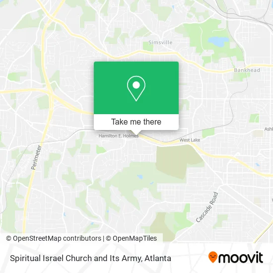 Spiritual Israel Church and Its Army map