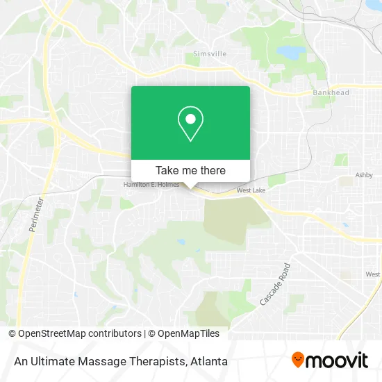 An Ultimate Massage Therapists map