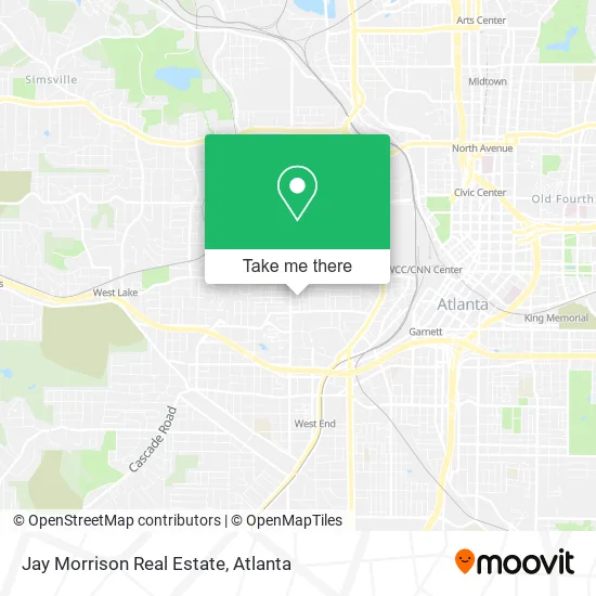 Jay Morrison Real Estate map