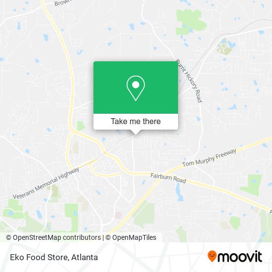 Mapa de Eko Food Store