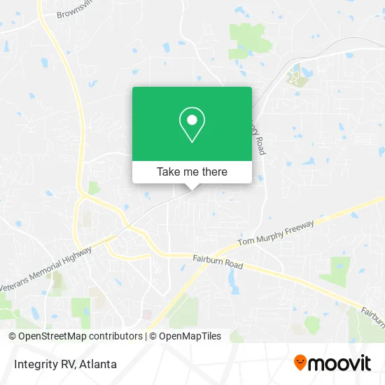 Mapa de Integrity RV