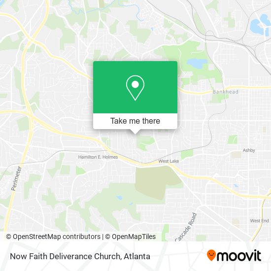 Mapa de Now Faith Deliverance Church