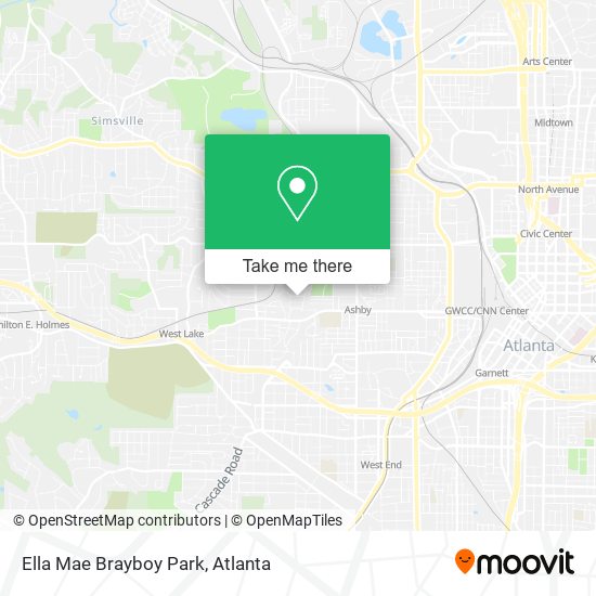 Ella Mae Brayboy Park map